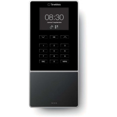 Terminal de pointage Timemoto TM-616 avec RFID - jusqu'à 200 employés - Gestion complète du temps et des présences