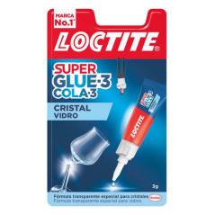 Loctite Superglue-3 Crystal 3gr - Adhésif Liquide pour Verre et Métal