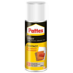Pattex Contact Spray Colle de Contact Spray 400 ml - Adhère avec une résistance maximale - Pour une grande variété de matériaux