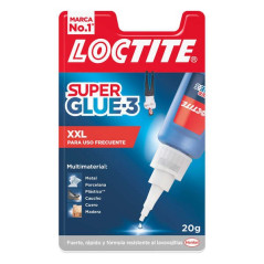 Loctite Superglue-3 XXL 20gr - Adhésif Instantané Universel - Transparent et Séchage Rapide