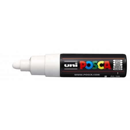 Pack de 6 - Posca PC-7M Marqueur peinture - Pointe en polyester en forme de balle 4,5-5,5 mm - Encre à base d'eau
