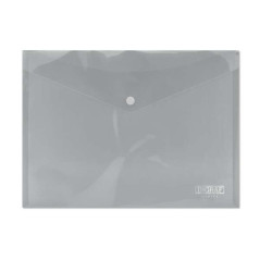 Pack de 10 - Enveloppe Ingraf avec fermeture à fermoir - Polypropylène - Format A4 - Transparent