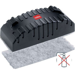 Gomme magnétique pour tableau blanc Nobo - Effaçable à sec - Élimine les résidus d'encre et de saleté - Couleur noire