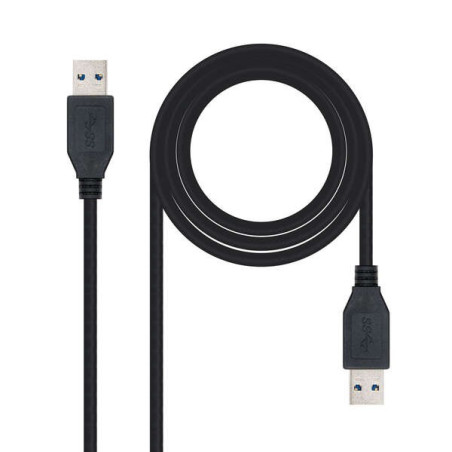 Câble Nanocable USB-A 3.0 mâle vers USB-A mâle 1 m