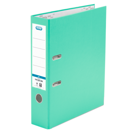 Pack de 10 - Classeur à levier Elba Rado Top Folio - Dos de 80 mm - Extérieur doublé en plastique - Intérieur en papier