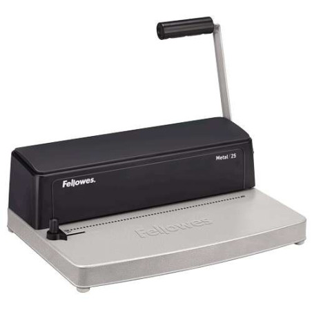 Fellowes Metal 25 A4 Classeur manuel à spirale en métal Perfore jusquà 10 feuilles Relie jusquà 450 feuilles