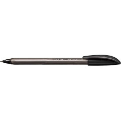 Pack de 10 - Stylo à bille Staedtler Ball 4320 M 1 mm - Écriture fluide - Corps triangulaire - Couleur noire