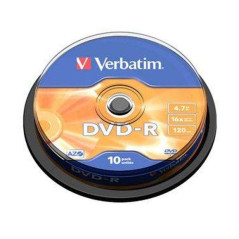 Verbatim DVD-R 16x 47 Go bac de 10 unités