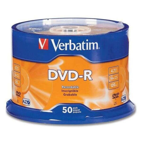 Verbatim DVD-R 16x 47 Go bac de 50 unités