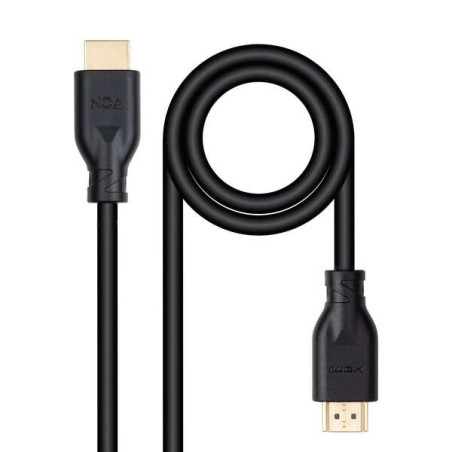 Câble Nanocable HDMI V20 4K60Hz 18Gbps CCS 1m - Noir
