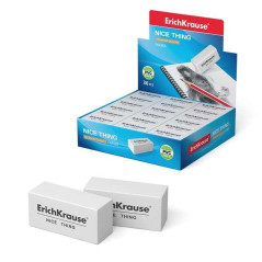 Pack de 36 - Gomme Erichkrause Nice Thing de dureté moyenne - En caoutchouc thermoplastique hypoallergénique