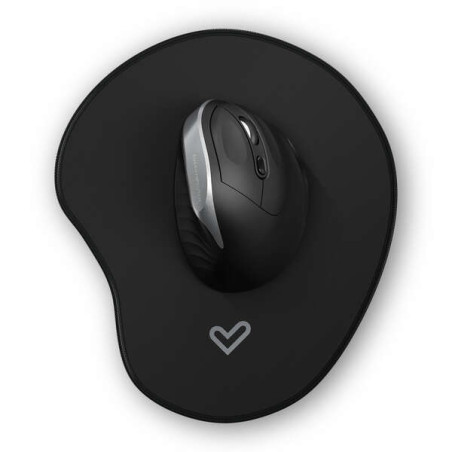 Energy Sistem Vertical Office Mouse 5 Comfy + Tapis de Souris - Sans Fil - Batterie Interne - Couleur Noir