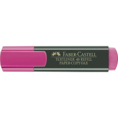 Pack de 10 - Faber-Castell Textliner 48 Feutre Fluorescent - Pointe Biseautée - Trait entre 1,2 mm et 5 mm - Encre à Base d'Eau