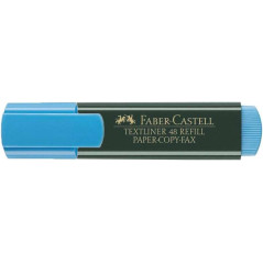 Pack de 10 - Faber-Castell Textliner 48 Feutre Fluorescent - Pointe Biseautée - Trait entre 1,2 mm et 5 mm - Encre à Base d'Eau