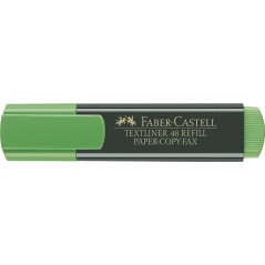 Pack de 10 - Faber-Castell Textliner 48 Feutre Fluorescent - Pointe Biseautée - Trait entre 1,2 mm et 5 mm - Encre à Base d'Eau