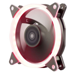 Ventilateur Unykach Candy 20 Red 120 mm avec éclairage rouge - Vitesse max 1400 trmin - Couleur noire