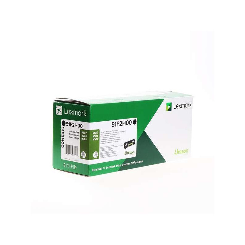 Toner noire originale Lexmark MS312MS415 - 51F2H0E512H entreprise