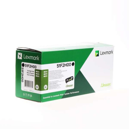 Toner noire originale Lexmark MS312MS415 - 51F2H0E512H entreprise