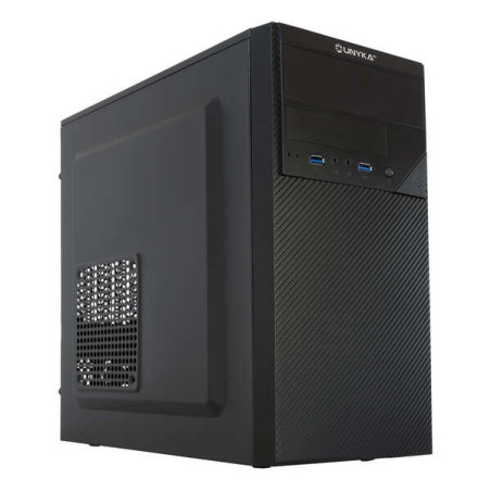 Boîtier Unykach Aero C20 MicroATX - Alimentation 500 W incluse - Taille de disque prise en charge 35 25