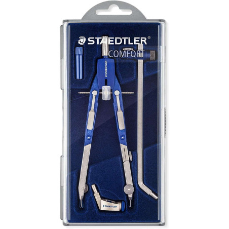 Boussole de précision Staedtler Mars 552 02 - Pieds articulés - Réglage rapide