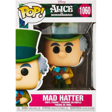 Funko Pop Disney Alice au Pays des Merveilles 70Th Mad Hatter - Figurine Vinyle - Hauteur 9,5cm env.