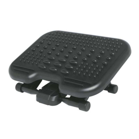 Repose-pieds Kensington Solemassage - Hauteur réglable 7,5-12,5 cm - Inclinaison 30 degrés - Surface stimulante - Couleur noire