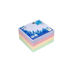 Global Notes inFO Cube de 400 Notes Autocollantes 75 x 75 mm - Certification FSC ? - Couleurs jaune, violet, rose et vert