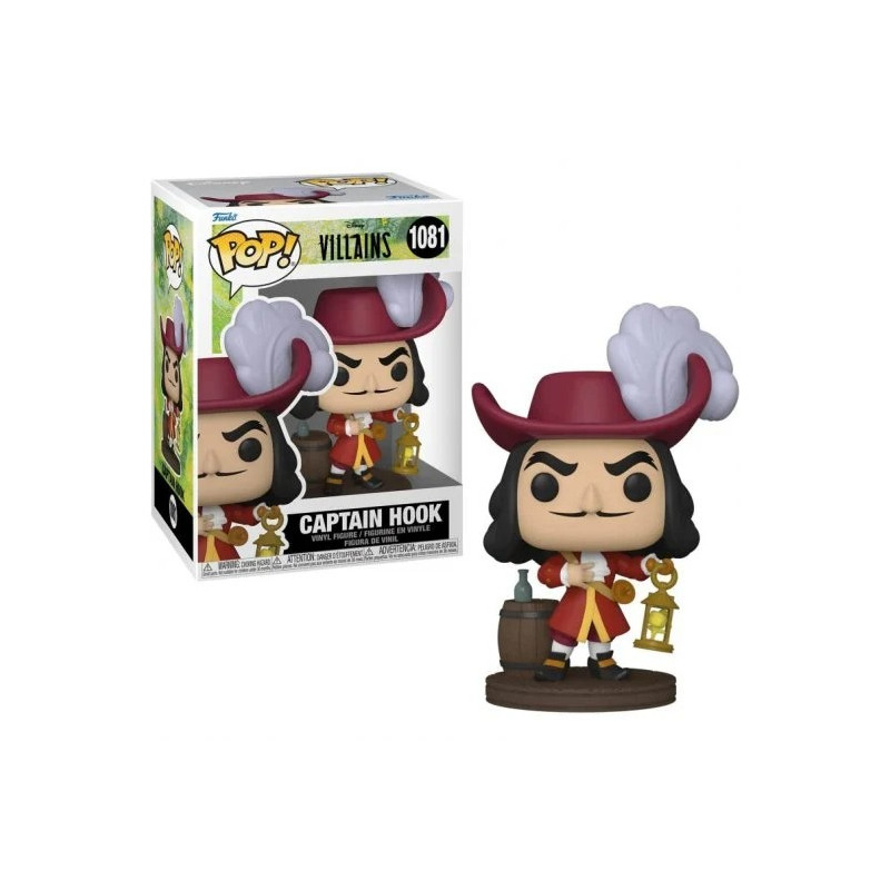 Funko Pop Disney Villains Captain Hook - Figurine Vinyle - Hauteur 10cm env.