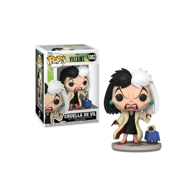 Funko Pop Disney Villains Cruella de Vil - Figurine Vinyle - Hauteur 10cm env.
