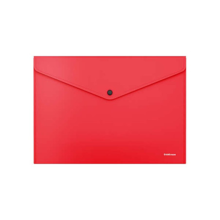 Pack de 12 - Enveloppes Erichkrause Fizzy Classic - Taille ?4 - Opaque - Couleur Rouge