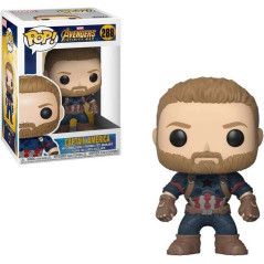 Funko Pop Marvel Avengers Infinity War Captain America - Figurine Vinyle - Hauteur 9cm env