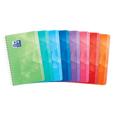 Pack de 10 - Index alphabétique Oxford Lagoon avec couverture plastique spirale - Organisez facilement vos documents