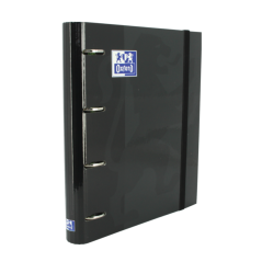 Oxford Europeanbinder Classic A4 Classeur à anneaux avec grille de rechange 5 x 5  Couverture extra rigide  Fermeture