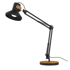 Lampe de bureau LED Unilux Baya en bambou - Design élégant et moderne - Éclairage LED basse consommation