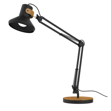 Lampe de bureau LED Unilux Baya en bambou - Design élégant et moderne - Éclairage LED basse consommation