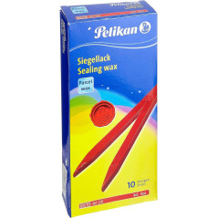Pelikan Cire à cacheter 60/10 pour emballages – Idéal pour sceller en toute sécurité les emballages – Couleur rouge