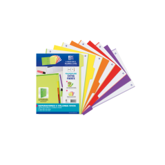 Intercalaires Oxford Strongline A4 5 positions - 4 trous - Plastique opaque - 500 microns - Couleurs assorties