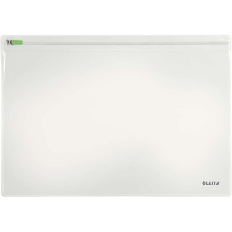 Leitz Traveller Pack de 2 Valises Multifonctions Transparentes - Taille 230x1x330mm - Fermeture Zippée