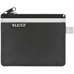 Leitz WOW Petit Sac de Transport 2 Compartiments - Taille 105x6x140mm - Lavable et Durable - Fermeture à Glissière