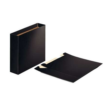 Pack de 20 - Boîte de classement en carton Esselte - Format Folio - Dos 75 mm - Capacité 500 feuilles - Couleur Noir