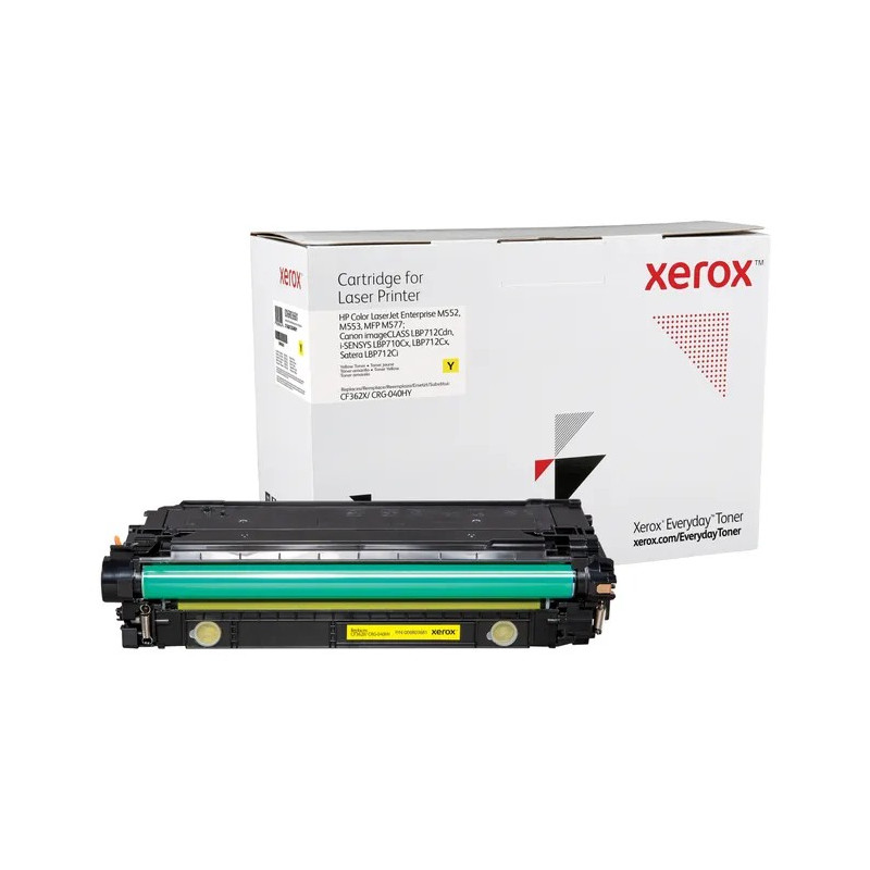 Xerox Everyday HP CF362X Toner générique jaune - Remplace 508X Xerox Everyday HP CF362X Toner générique jaune - Remplace 508X