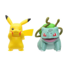 Jazwares Pack Aléatoire de 2 Figurines de Combat Pokémon de 5 cm ou 1 Figurine de 8 cm - Figurine de Collection