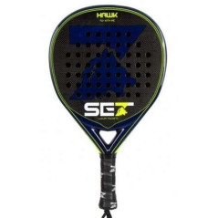 Ensemble de raquettes Hawk Padel - Forme en forme de larme - Cadre 100 % carbone - Face 100 % carbone 3K