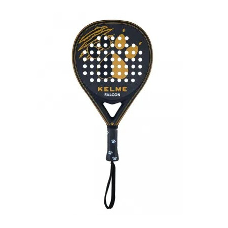 Raquette de padel Kelme Falcon - Forme en forme de larme - Cadre et face 100  carbone - Noyau Eva compressé - Design mat