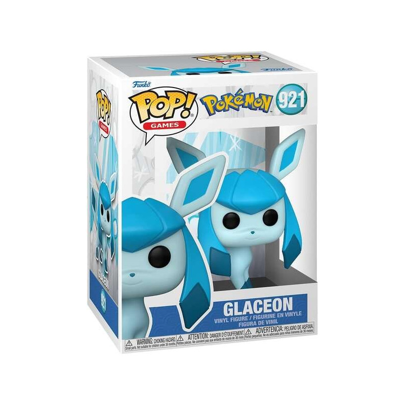 Funko Pop Pokémon Glaceon - Figurine Vinyle - Hauteur 9,5cm env. Funko Pop Pokémon Glaceon - Figurine Vinyle - Hauteur 9,5cm env.