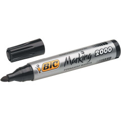 Pack de 12 - Marqueur permanent Bic Marking 2000 Ecolutions - Encre à base dalcool - Écologique - Séchage rapide