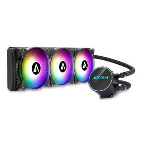 Kit de refroidissement liquide Abysm Artic 360 ARGB - 3 ventilateurs 120 mm - Éclairage ARGB - Pompe 2500 tr/min - Tubes 380 mm
