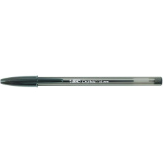 Pack de 50 - Stylo Bille Bic Cristal Large - Pointe Épaisseur 1,6 mm - Course 0,60 mm - Encre à Base d'Huile - Translucide