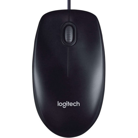 Souris USB Logitech M90 1000dpi - 3 Boutons - Utilisation Ambidextre - Couleur Noir