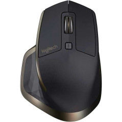 Souris USB sans fil Logitech MX Master 1600 dpi - Rechargeable - 5 boutons - Molette - Utilisation droitier - Couleur Noir